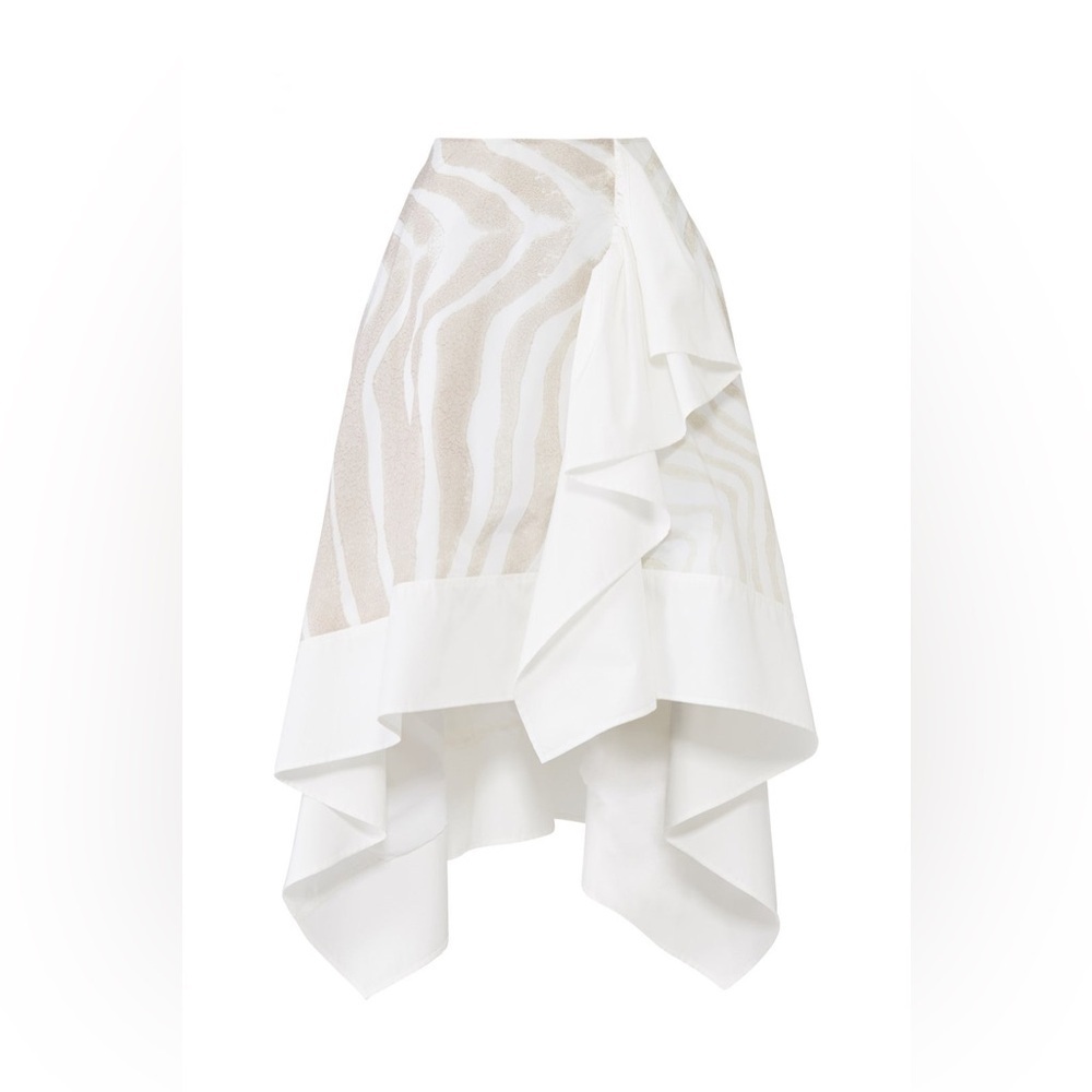 ADEAM Asymmetrical Ruffle Skirt $975 MSRP - Picture 6 of 13